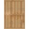 Ekena Millwork Framed Board-n-Batten Shutters, Rough Sawn Western Red Cedar, 32 1/4W x 45H, PR RBF06S32X045RWR - alternate 5